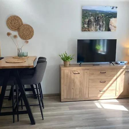 Sandstein-ferien, Kamin, 