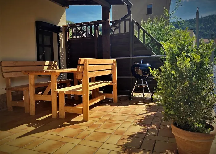 Sandstein-ferien, Kamin, 