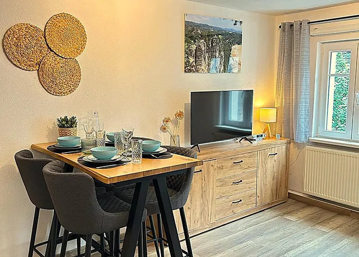 Sandstein-ferien, Kamin, 